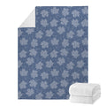 Maple Leaf Denim Jeans Pattern Print Blanket
