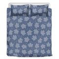 Maple Leaf Denim Jeans Pattern Print Duvet Cover Bedding Set