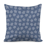 Maple Leaf Denim Jeans Pattern Print Pillow Cover