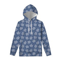 Maple Leaf Denim Jeans Pattern Print Pullover Hoodie