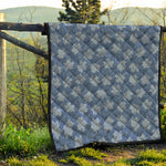 Maple Leaf Denim Jeans Pattern Print Quilt