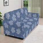 Maple Leaf Denim Jeans Pattern Print Sofa Cover