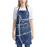 Marble Denim Jeans Pattern Print Apron