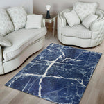 Marble Denim Jeans Pattern Print Area Rug