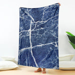 Marble Denim Jeans Pattern Print Blanket