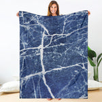 Marble Denim Jeans Pattern Print Blanket