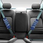 Marble Denim Jeans Pattern Print Car Seat Belt Covers