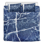 Marble Denim Jeans Pattern Print Duvet Cover Bedding Set