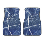 Marble Denim Jeans Pattern Print Front Car Floor Mats