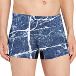 Marble Denim Jeans Pattern Print Men's Boxer Briefs