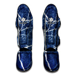 Marble Denim Jeans Pattern Print Muay Thai Shin Guard
