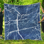 Marble Denim Jeans Pattern Print Quilt