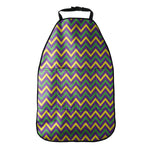Mardi Gras Chevron Pattern Print Car Seat Organizers