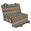 Mardi Gras Chevron Pattern Print Pet Car Back Seat Cover