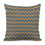 Mardi Gras Chevron Pattern Print Pillow Cover
