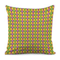 Mardi Gras Diamond Pattern Print Pillow Cover