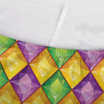 Mardi Gras Diamond Pattern Print Sofa Cover