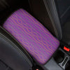 Mardi Gras Dot Pattern Print Car Center Console Cover