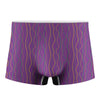 Mardi Gras Dot Pattern Print Men's Boxer Briefs