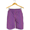 Mardi Gras Dot Pattern Print Men's Shorts