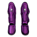 Mardi Gras Dot Pattern Print Muay Thai Shin Guards
