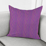 Mardi Gras Dot Pattern Print Pillow Cover