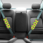 Mardi Gras Fat Tuesday Argyle Print Car Seat Belt Covers