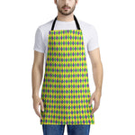 Mardi Gras Fat Tuesday Pattern Print Apron
