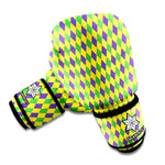 Mardi Gras Fat Tuesday Pattern Print Boxing Gloves