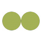 Mardi Gras Fat Tuesday Pattern Print Car Coasters