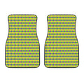 Mardi Gras Fat Tuesday Pattern Print Front Car Floor Mats