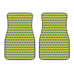 Mardi Gras Fat Tuesday Pattern Print Front Car Floor Mats