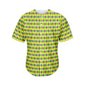 Mardi Gras Fat Tuesday Pattern Print Men's Baseball Jersey