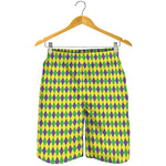 Mardi Gras Fat Tuesday Pattern Print Men's Shorts