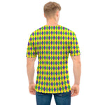 Mardi Gras Fat Tuesday Pattern Print Men's T-Shirt