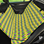 Mardi Gras Fat Tuesday Pattern Print Pet Car Back Seat Cover