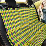 Mardi Gras Fat Tuesday Pattern Print Pet Car Back Seat Cover