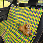 Mardi Gras Fat Tuesday Pattern Print Pet Car Back Seat Cover