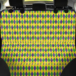 Mardi Gras Fat Tuesday Pattern Print Pet Car Back Seat Cover