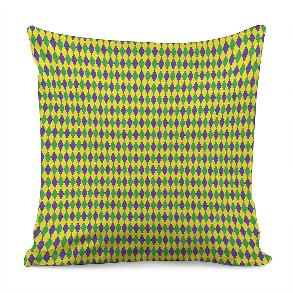 Mardi Gras Fat Tuesday Pattern Print Pillow Cover