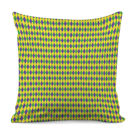 Mardi Gras Fat Tuesday Pattern Print Pillow Cover