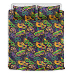 Mardi Gras Festival Pattern Print Duvet Cover Bedding Set