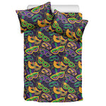 Mardi Gras Festival Pattern Print Duvet Cover Bedding Set