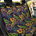 Mardi Gras Festival Pattern Print Pet Car Back Seat Cover