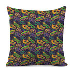 Mardi Gras Festival Pattern Print Pillow Cover