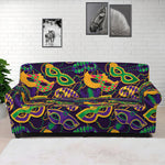 Mardi Gras Festival Pattern Print Sofa Cover