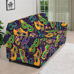 Mardi Gras Festival Pattern Print Sofa Cover
