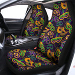 Mardi Gras Festival Pattern Print Universal Fit Car Seat Covers
