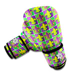 Mardi Gras Fleur De Lis Pattern Print Boxing Gloves
