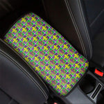 Mardi Gras Fleur De Lis Pattern Print Car Center Console Cover